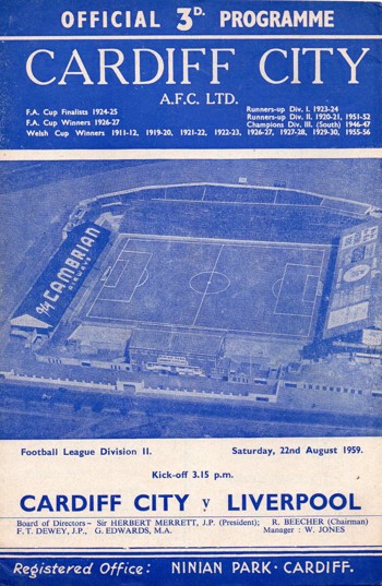 Match programme